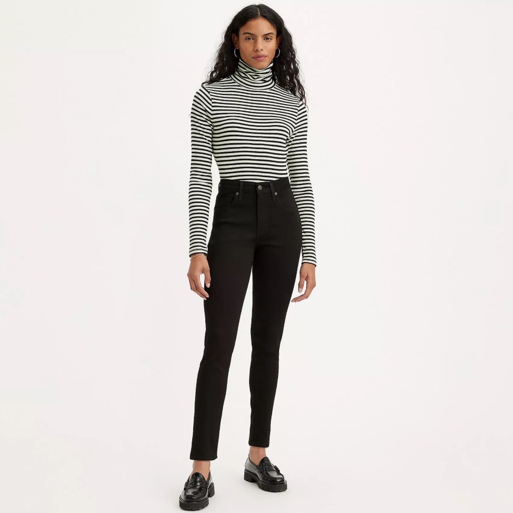 Levi’s 721 high rise skinny, black